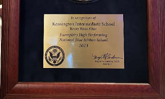 Kensington Receives National Blue Ribbon Award