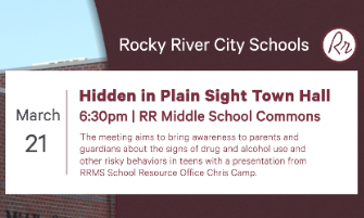 RRCSD to Host Hidden in Plain Sight Town Hall Meeting on March 21