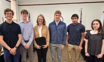 RRHS Students Receive Special Recognitions at Board Meeting