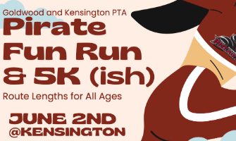 Kensington & Goldwood PTA’s Hosting Pirate Fun Run