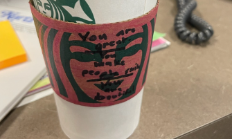 Kensington Students Spreading Kindness One Cup – and Sleeve – at a Time