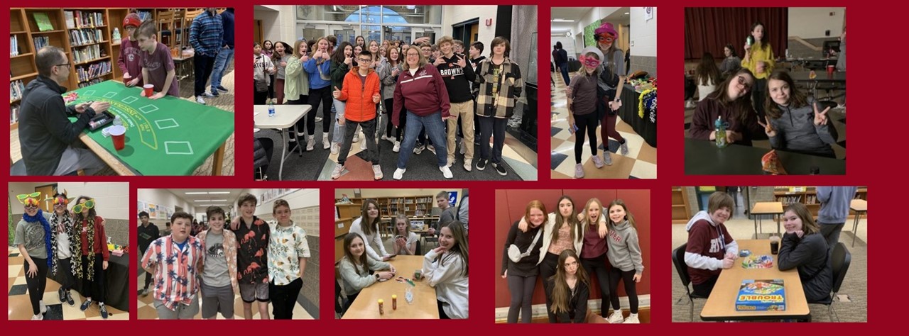 Maroon and White Night