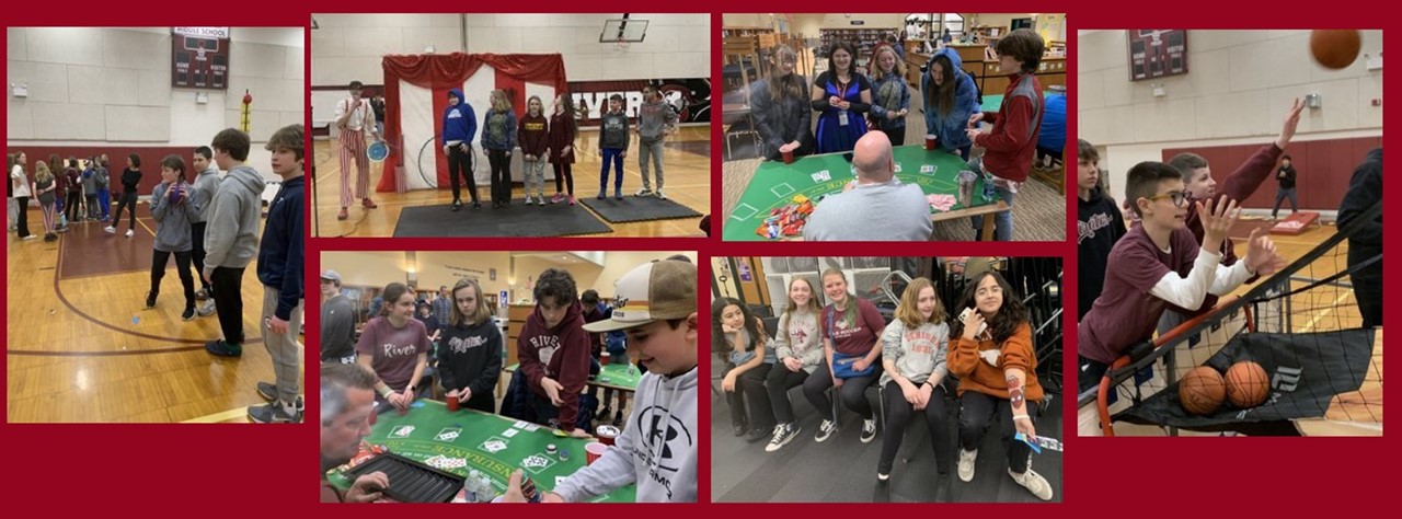Maroon and White Night